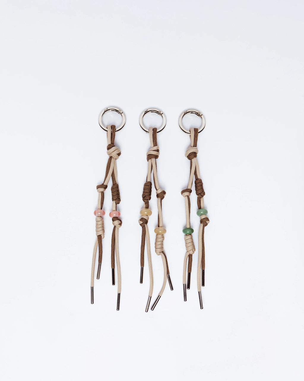 The Paracord Bag Charm | Brown Calcedony