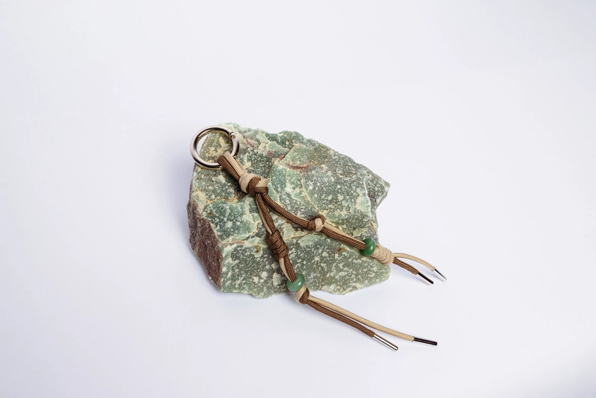 The Paracord Bag Charm | Green Aventurine