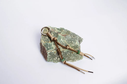 The Paracord Bag Charm | Green Aventurine